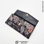 کیف پول گل چرم گاوی - تصویر 2